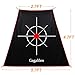Gagalileo Golf Target Cloth: 5.7x4.7x2.7FT Protective Net Portable Easy Setup with S-Hooks & Ropes Indoor Outdoor Practice All Golfers Training Accuracy for Backyard Garage