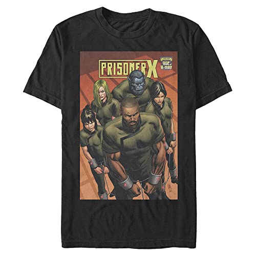 T-shirt Marvel grande taille noir coupe classique pour homme