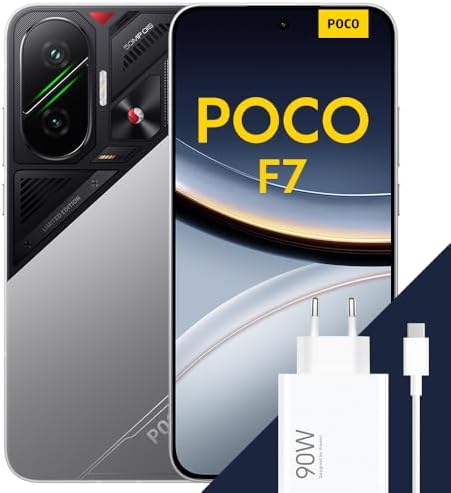 XIAOMI POCO F7 - Smartphone de 12+256GB, Cámara Sony de 50 MP con...