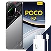 POCO F7 Smartphone, 12+256GB, Argento, Snapdragon® 8s Gen 4 Flagship, Batteria 6500mAh, Fotocamera Sony da 50MP con OIS, Display AMOLED 6.83" 1.5K 120Hz (Adattatore incluso a seconda della confezione)