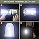 Qoolife LED Campinglampe Aufladbar, Faltbare Solar Camping Licht Lampe Energienbank mit 2 Lademethoden (Solar/USB) und 4 Lichtmodi für Outdoor Camping, Stromausfällen, Notfall, Ausfälle, Angeln 60CM