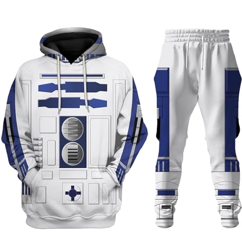 Buxomigrl R2D2 Halloween Hoodie & Pants Lounge Set XL