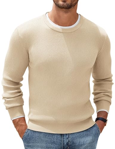 Maglione da uomo con scollo rotondo