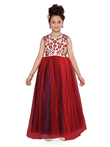 Image of Aarika Girl's Silk Lehenga Choli Set