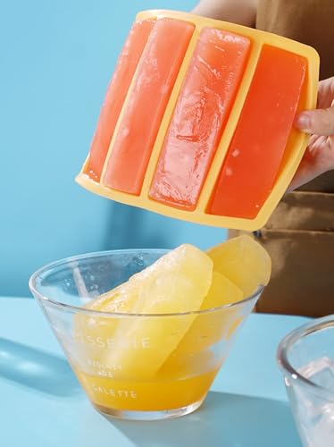 Molde de silicona para cubos de hielo grandes con tapa miniatura 4