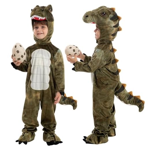 Spooktacular Creations Disfraz Infantil de Dinosaurio Realista T-rex Unisex para Niños para Fiesta de Halloween, Juego de Rol Cosplay