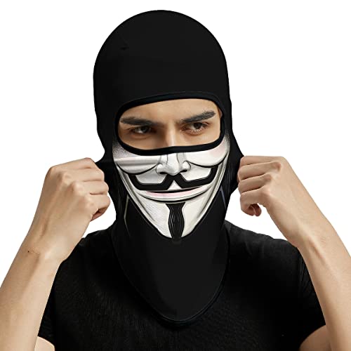 Image of Skull Full ski Mask, 3D Balaclava, UV Sun Protection,Motorcycle /Ski /Scarf /Cycling /Fishing for Men