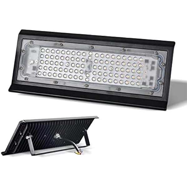 Reflektory Reflektor LED Zewnętrzny ogród Oświetlenie krajobrazu Odbłyśnik Reflektory rzucane na światło Rozmiar 100 W Czarna lampa muszlowa 50W White Shell