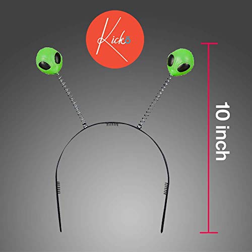 image for Kicko Glow Alien Bopper of Extraterrestrial Glowing Headbands - Alien-
