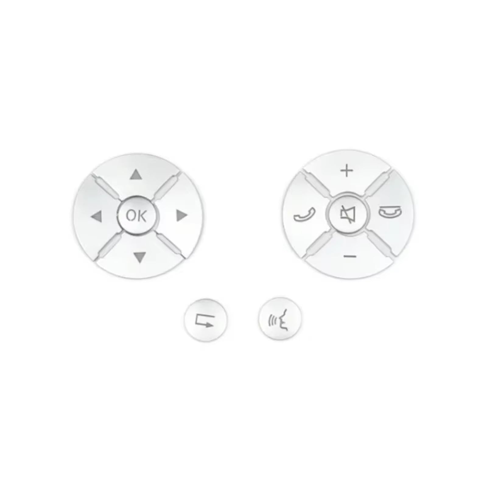 Interior Button Stickers Compatible with Benz for C E Class W204 W212