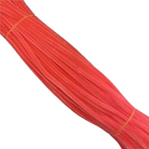 Cure pipe magenta de 6mm pour loisir créatif avec 500 fils chenille réutilisables