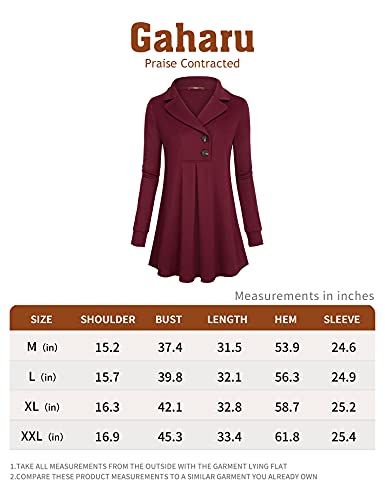 Gaharu Legging Shirts Maternity Plus Size Sweater Collared Tunic Blouse Flannel Plaid Top Work Women Winter Clothes Button Lapel Flowy Sweatshirts Pullover Coffee Plaid,Xxl #TOP4