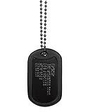 Eminem Monster Tour Dogtag Necklace