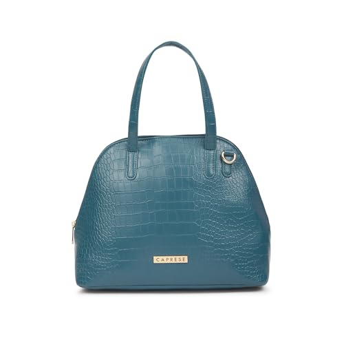 Image of Caprese Basil Medium Satchel Shoulder Bag for Women with Adjustable & Detachable Straps | Spacious Handbag with Main Compartment & Two Handles | Elegant & Durable for Daily Use