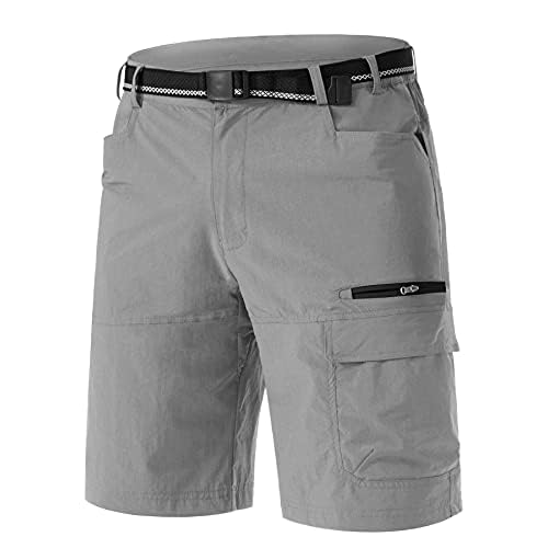 TACVASEN Men’s Summer Quick Dry Cargo Shorts Outdoor Casual Hiking Shorts