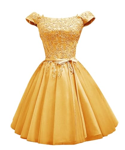 Image of Asulla Short Prom Dresses Homecoming Cocktail Dresses Lace Appliques Bridesmaid Dresses for Wedding