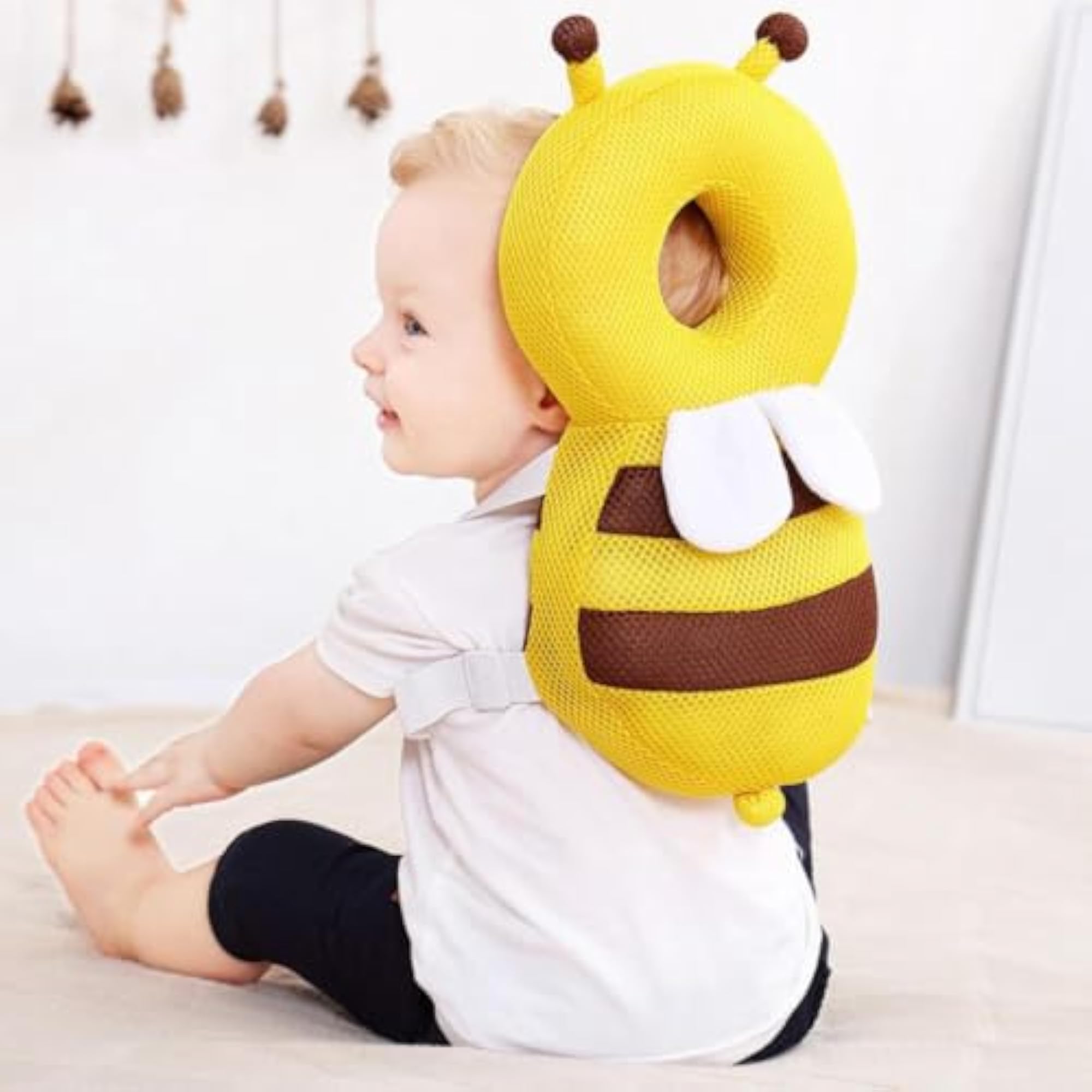 Newborn Head Back Protection Pillow, Yellow Ventilate Cushion