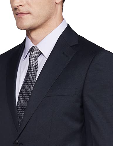 Image of Raymond Wool Men's Full Sleeve Contemporary FIT Fancy Blue Formal Suit