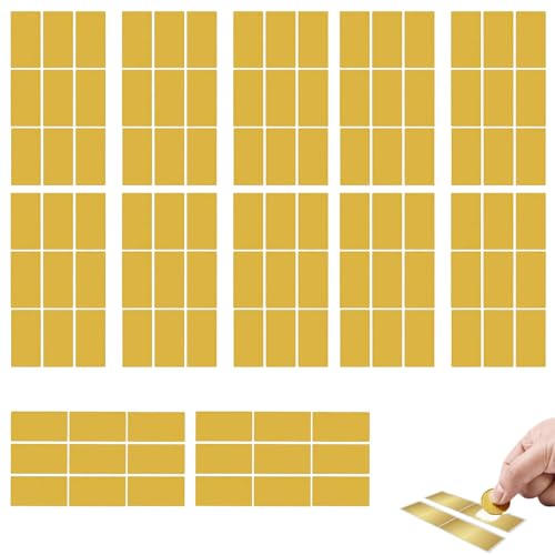 120 Pcs Cartes à Gratter,feuilles de surprises rectangulaires,Autocollants à Gratter Rectangulaires,cratch Card Sticker,Cartes à Gratter Rectangle pour...