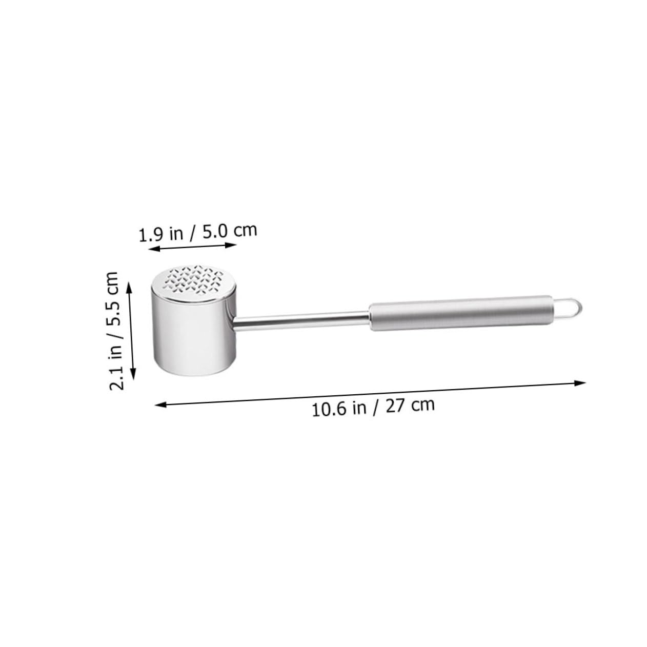 Cabilock Meat Mallet Tenderizer Tool Dual Sided Hammer for Tenderizing Beef Chicken and Pork Non Slip Handle for Bbq and Kitchen Supplies