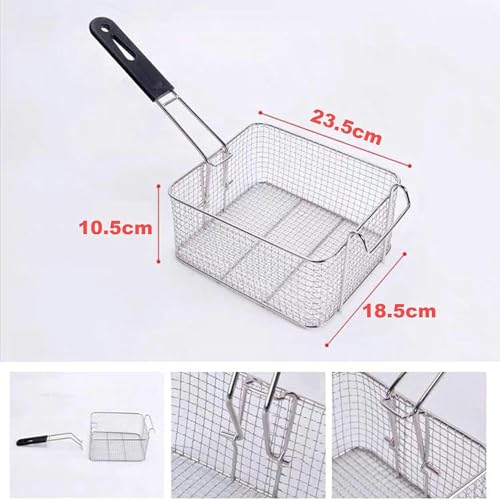 AFLEPCBRQ Fritteuse Gasfritteuse für Chips Donuts 11L/22L Großraum LPG/Gasfritteuse für Privathaushalte und Gewerbe Einstellbare Feuerkraft LPG-Friteuse Edelstahl Abnehmbar und w – Bild 5