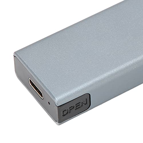Caja externa para M.2 SSD con interfaz USB 3.1 y cubierta de aluminio miniatura 3