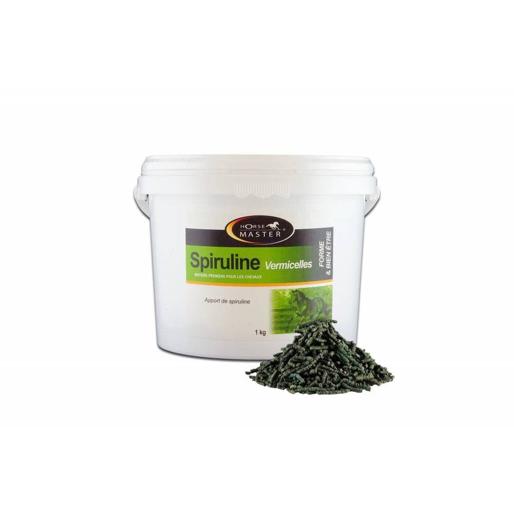 Pommier Nutrition Spiruline Pur Aliment Complémentaire Cheval Vermicelle 1kg