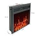 C-Hopetree Chimenea Eléctrica Insertable con Función Calefactora, Chimenea Decorativa en Inserción o...