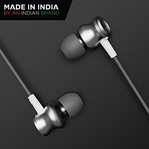 Image of Boat Bassheads 152: Made in India in Ear Wired Earphones with Mic(White Purity)