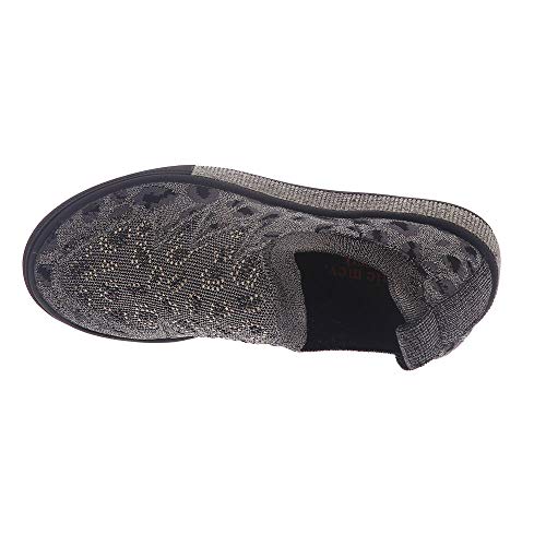 Image of Bernie Mev Gardenia Womens Slip On 38 M EU PewterBlack