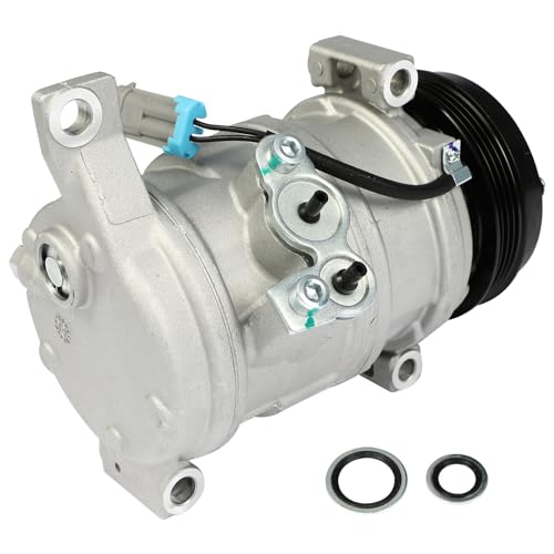 ECCPP A/C Compressor with Clutch 2000-2013 for Chevrolet Suburban 1500 2500 2000-2013 for GMC Yukon XL 1500 2500 6.0L AC Compressor