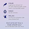 Dr Teal's Foaming Bath with Pure Epsom Salt, Sleep Blend with Melatonin, Lavender & Chamomile Essential Oils, 34 fl oz (Pack of 2)