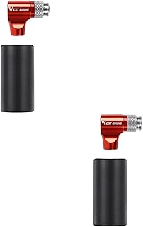 Toddmomy Bomba Manual De Co2 Para Mini Bicicleta 2 Peças Mini Bomba De Pneu De Bicicleta Bomba De Pneu Manual Mountain Bike Bomba De Pneu De Co2 Para Bicicleta Portátil Mini Bomba