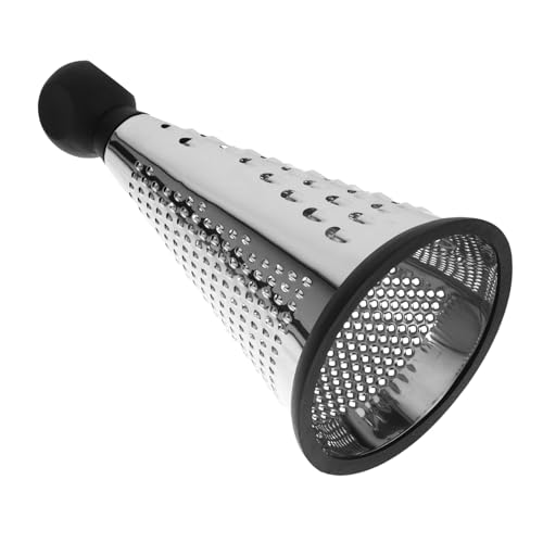 Cabilock Multifunctional Stainless Steel Grater Cone Vegetable Grater for Cheese Potatoes Ginger Compact Kitchen Gadget for Easy Grating for Home Outdoor Cooking