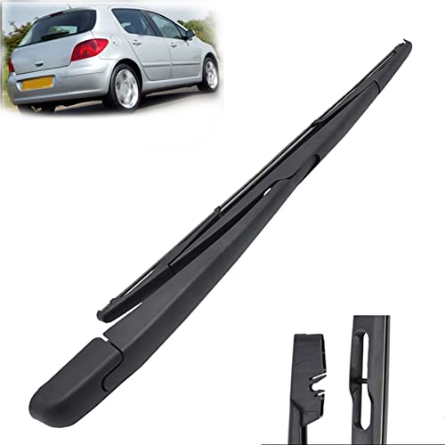 Essuie-Glace Arrière avec Bras pour Peugeot 307 2001-2008 Balai de 14 Pouces