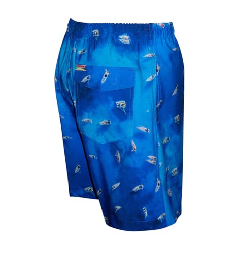 Weekender Men's Print Swim Trunk Boat Haven2