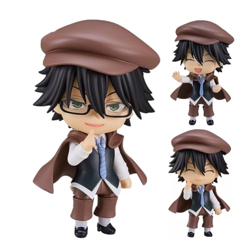 Anjinguang Bungo Stray Dogs - Figura de acción de anime BSD Ranpo Edogawa, figura de acción de PVC, figura coleccionable de escritorio, 10 cm