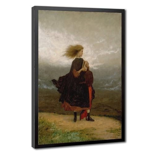 Impression sur toile The Girl I Left Behind Me Eastman Johnson 40x61