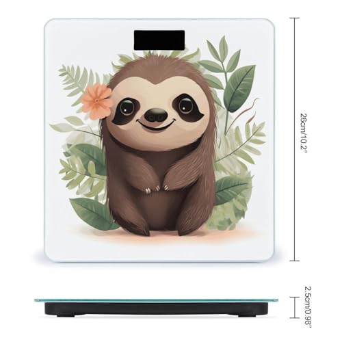 Báscula Digital para Baño con LCD Alta Precisión y Plataforma de Vidrio miniatura 2