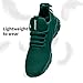 XKOWUO Women Running Shoes Mens Walking Tennis Sport Shoes Women's Gym Sneakers Lightweight Breathable Non Slip Fashion Workout Shoe for Mens Casual Jogging Mesh Sneaker Dark Green Size US 6