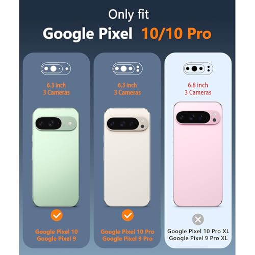 Image of Amazon Brand - Solimo Mobile Cover for Google Pixel 10 5G / 10 Pro 5G (Soft & Shockproof Back Case with inbuilt Cushioned Edges), Clear
