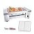 Indoor Barbecue Electric Grill, Indoor Smokeless Grill indoor Yakitori grill hibachi Grill Commercial and Family use Griddle Korean BBQ Grill, Suit for Cafe Restaurant Party Buffet 120V,1800W