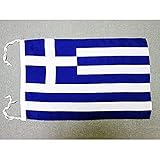 AZ FLAG Flagge GRIECHENLAND 45x30cm mit Kordel - GRIECHISCHE Fahne 30 x 45 cm - flaggen Top Qualität