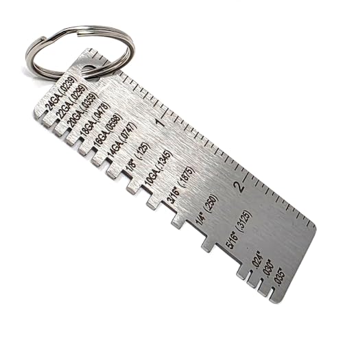 Calibrador de Grosor para Metal y Alambre Multifuncción miniatura 1