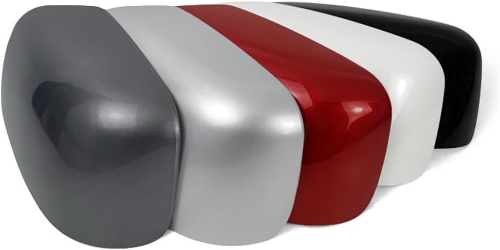 Car Rearview Mirror Cap Cover For Nissan Rogue 2008 2009 2010 2011 2012 2013 2014 2015 (Moonlight Silver, Right)