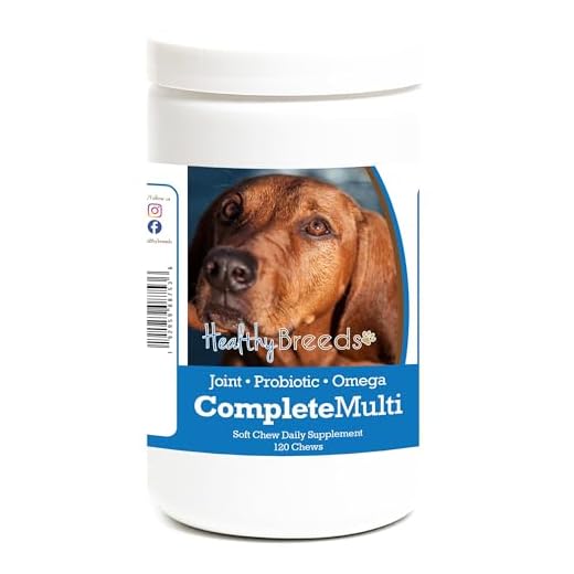 Healthy Breeds Redbone Coonhound All in One Multivitamin Soft Chew 120 Count