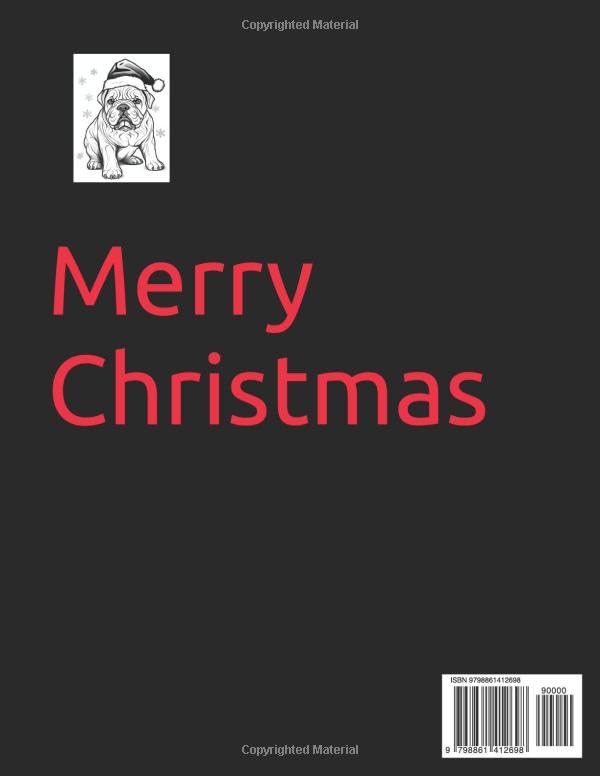 Miniatura 2 de Bulldogs Crazy Christmas Coloring Book Amazing coloring book for bulldog lovers of all ages !!