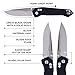 Firebird Ganzo FB7651-GY Pocket Folding Knife 440C Stainless Steel Blade G10 Anti-Slip Handle with Clip Hunting Fishing Camping Folder Outdoor EDC Knife (Grey)
