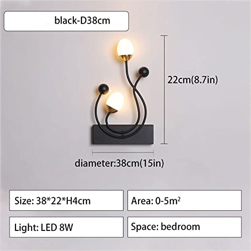 Lámpara Led moderna que aporta calidez y estilo con su diseño negro interior 2