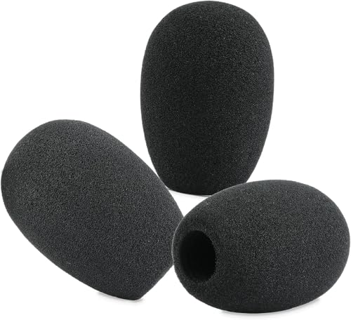 LEFXMOPHY for Windscreen for Lewitt LCT 140 Microphone Pop Filter 3-Pack LCT-140-AIR Mic Wind Muff Foam Cover